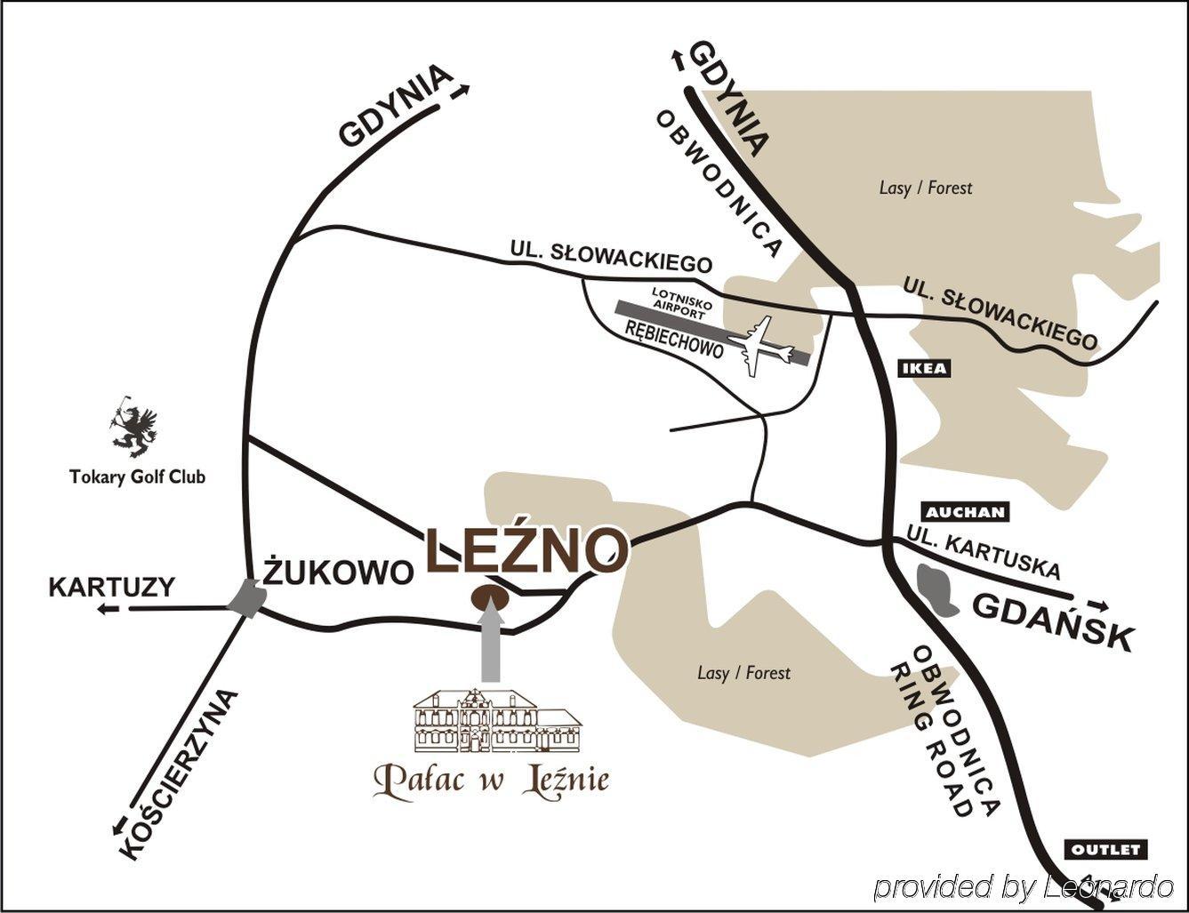 Lezno Palace Екстер'єр фото